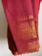 Red chettinad Cotton Blazer